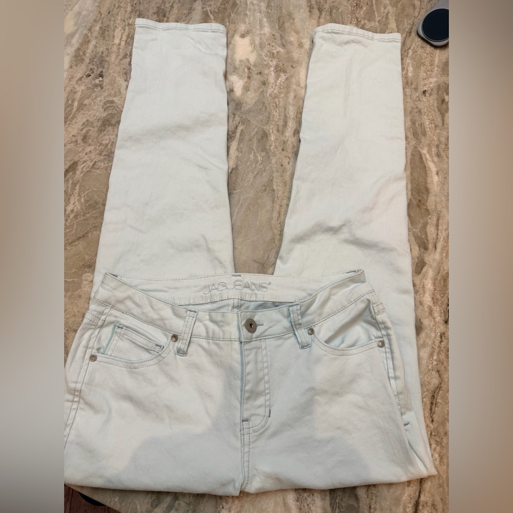 Jag Jeans Girlfriend Fit Light Wash Stretch Denim Jeans Size 4 / 27